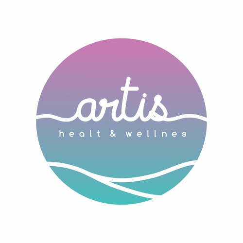 Calm logo with the title 'Healt & Wellnes Artis Logo'
