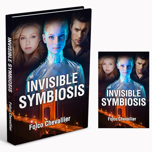 Technology book cover with the title 'INVISIBLE SYMBIOSIS'