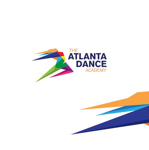 Dancer design with the title 'THE ATLANTA DANCE ACADEMY'