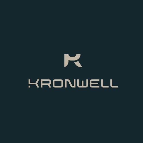 Chair design with the title 'kronwell brandmark'