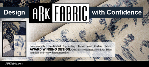 Fabric design with the title 'ARKfabric'