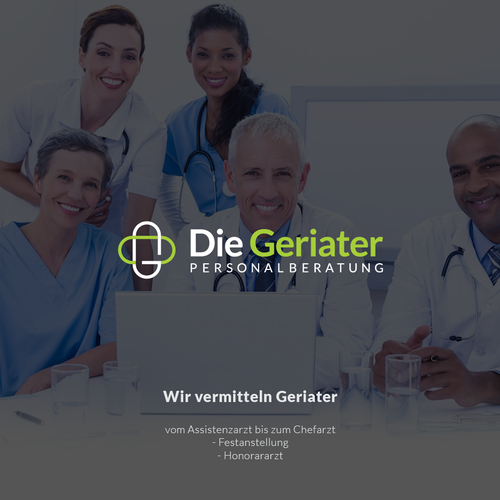 Corporate brand with the title 'Logo for Die Geriater'