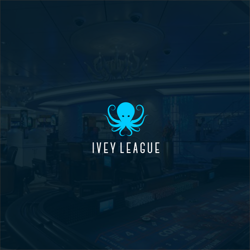 Octopus logo with the title 'Ivey League logo'