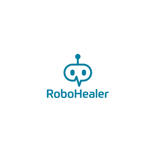 Machinery logo with the title 'Logo for RoboHealer'