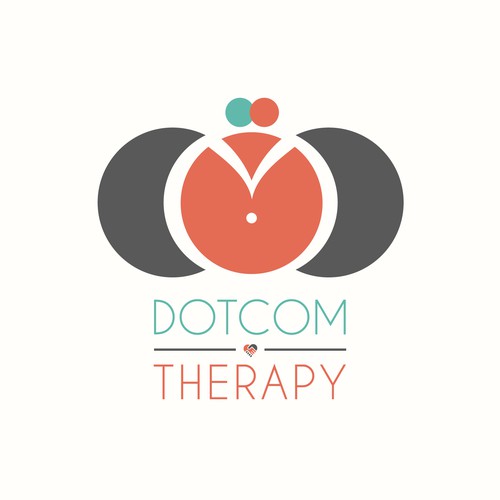 Support logo with the title 'Logo concept for service'