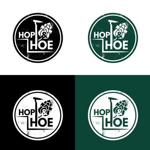 Hop design with the title 'Hop & Hoe'