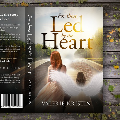 Angel book cover with the title 'For those Led by the Heart'