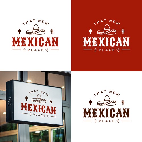 Cactus brand with the title 'Logo Design for That New Mexican Place Version 2'