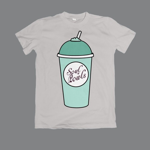 Drink t-shirt with the title 'Smoothie t-shirt design'
