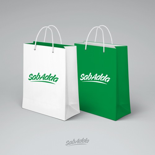 Retail brand with the title 'SabAdda Logo Design'