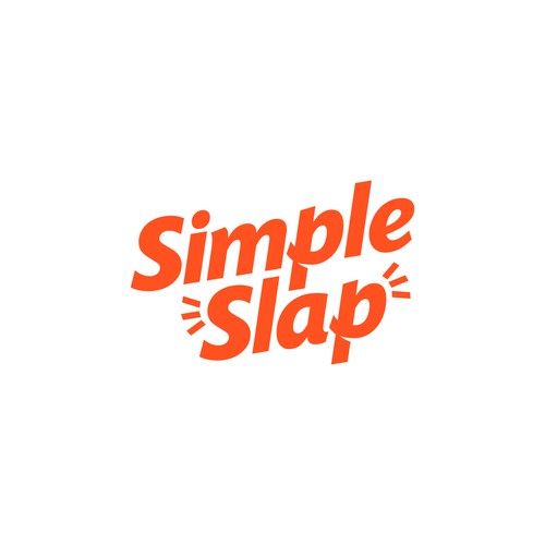 Influencer logo with the title 'SIMPLE SLAP | Logo Design for a Influencer'