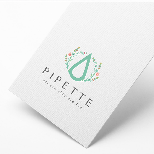 Skincare brand with the title 'Logo and Brand Identity for Pipette'