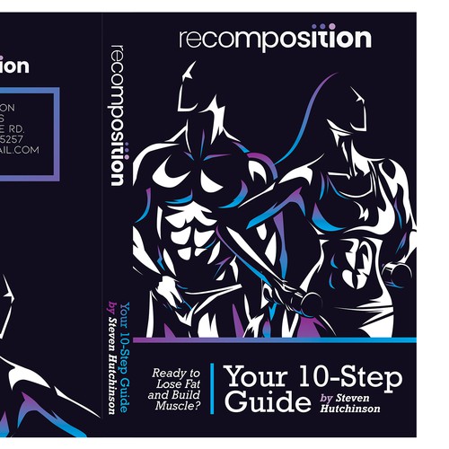 Fitness book cover with the title 'Fitness Guide'