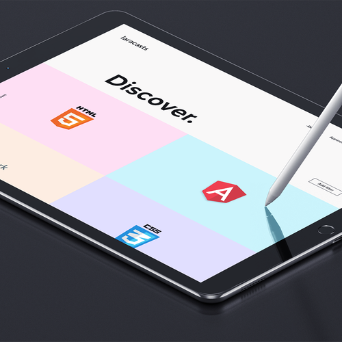 Video website with the title 'Laracasts design'