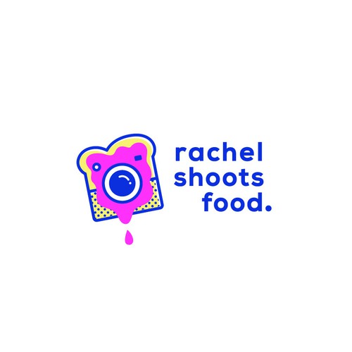 Funky logo with the title 'A Funky + Bold logo for a food photographer'