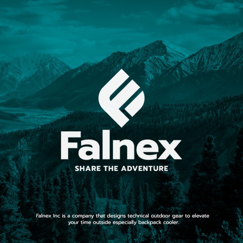 F design with the title 'Falnex logo'