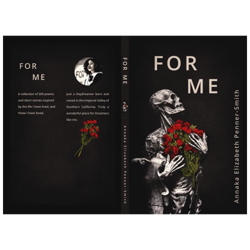Gothic book cover with the title 'For me'