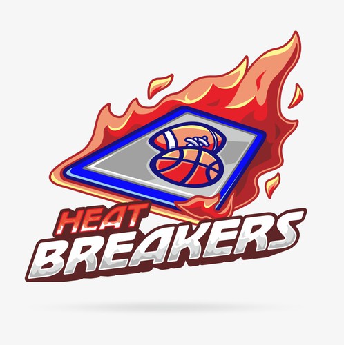 Football logo with the title 'Heat Breaker'