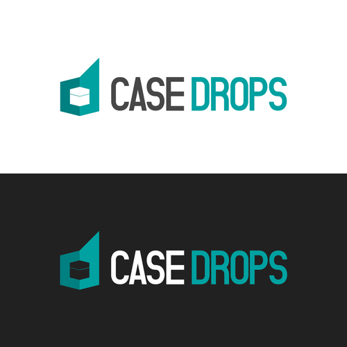 Case design with the title 'Logo concept for a case opening website'