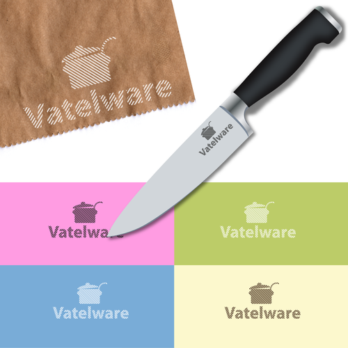 Kitchenware logo with the title 'Vatelware logo'
