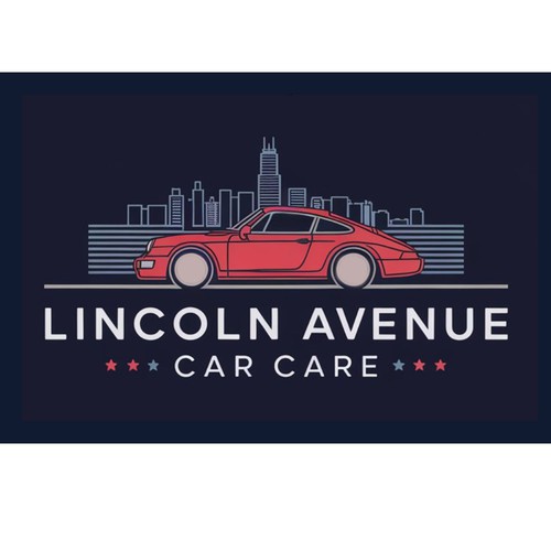 Carwash logo with the title 'Car care logo'