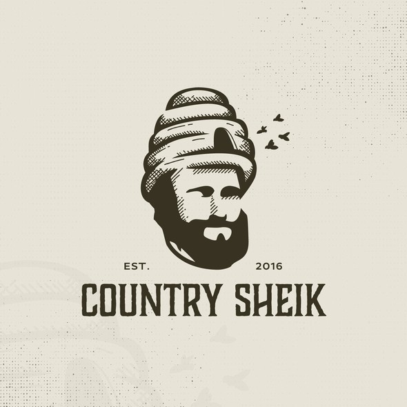 Brand logo with the title 'Country Sheik'