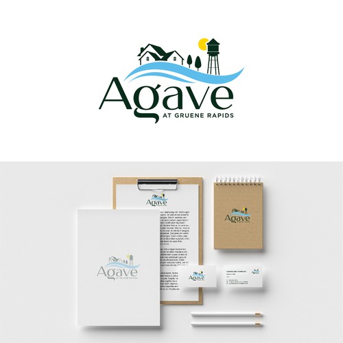 Condo logo with the title 'Agave at gruene rapids'