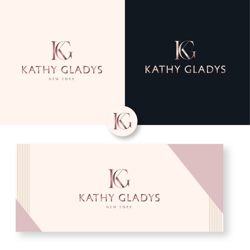 Women's fashion design with the title 'Kathy Gladys'