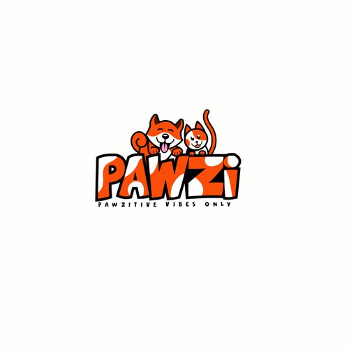 Happy brand with the title 'pawzi'