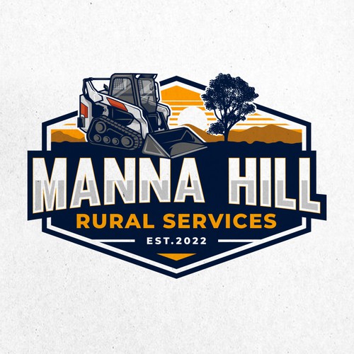 Cleaning company logo with the title 'Manna Hill Rural Services'