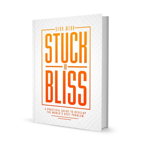 Pattern book cover with the title 'BOOK COVER: Stuck In Bliss'