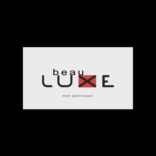 Sportswear logo with the title 'Men Sportswear Logo Design Concept '