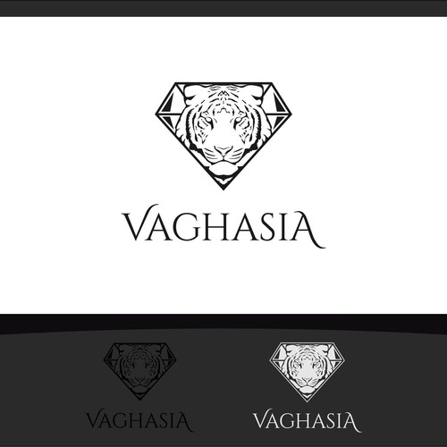 Tiger logo with the title 'Diamond Company Logo!'