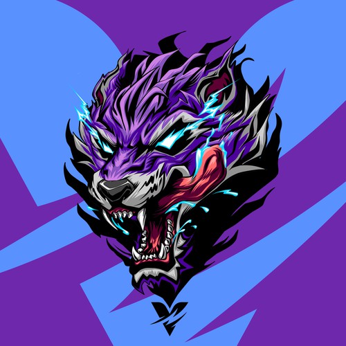 Fierce design with the title 'VECTOR ILLUSTRATION'