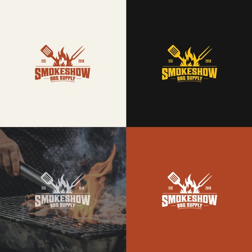 Startup logo with the title 'Smokeshow BBQ Supply'