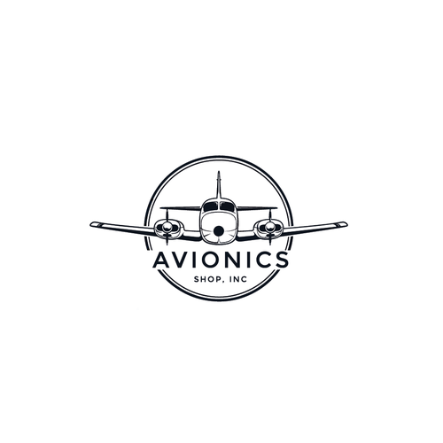 Aerospace logo with the title 'Avionics Shop, Inc.'