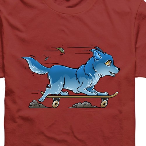 Skateboard t-shirt with the title 'Clean design for Cub board club'