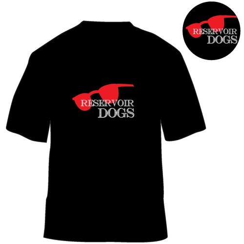 Red t-shirt with the title 'Reservoir Dogs T-Shirt'