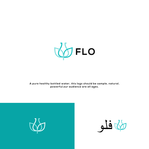 Packaging logo with the title 'Flo'