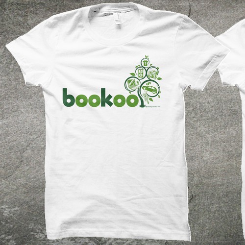 Internet t-shirt with the title 't-shirt design for bookoo.com'