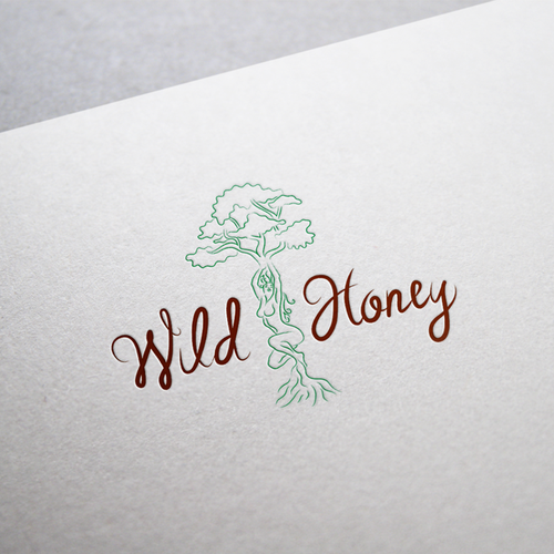 Sensual logo with the title 'Capture the essence of organic sensuality  in an image with logo'