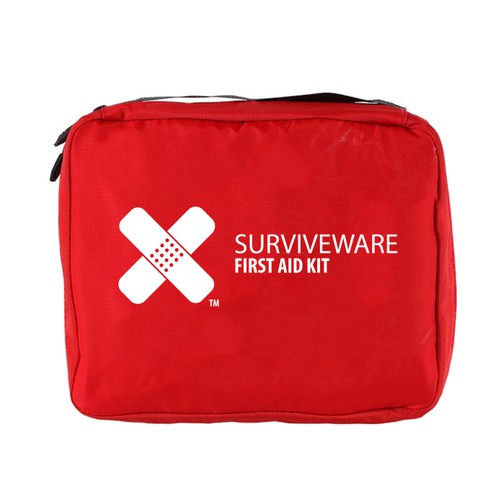 First aid logo with the title 'First Aid Kit Logo'