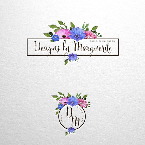 Frame design with the title 'Design By Marguerite'