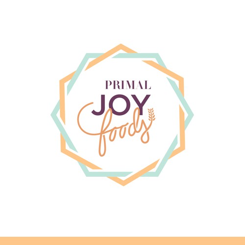 Wheat logo with the title 'Fresh and unique logo concept'