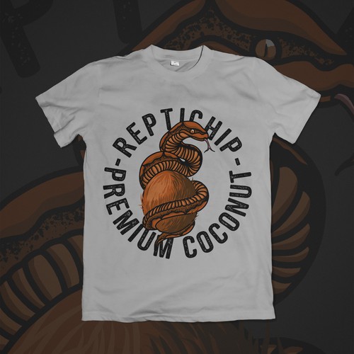 Snake t-shirt with the title 'Submit for Reptichip'