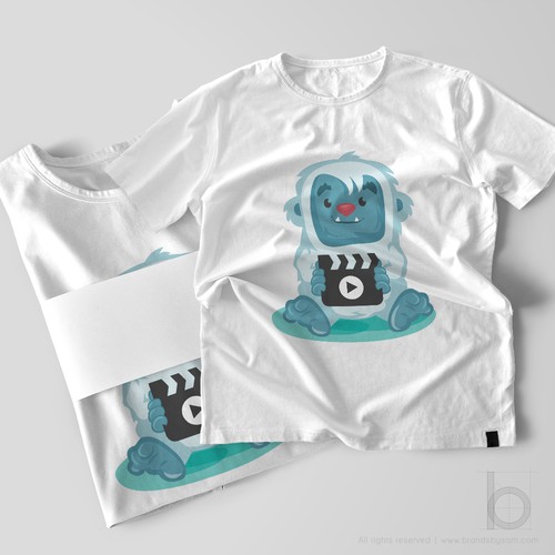 Yeti logo with the title 'Logo Design Concept for Video Yeti'