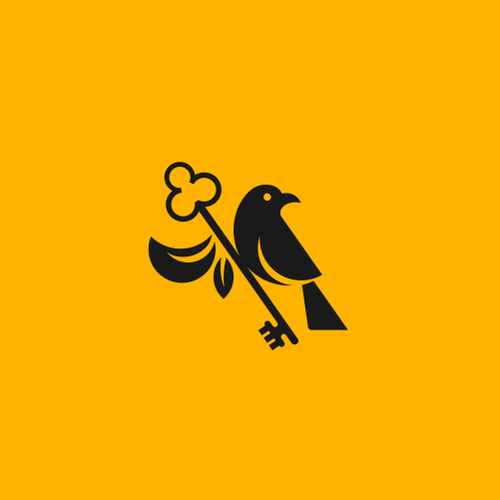 Key design with the title 'Logo for real estate'