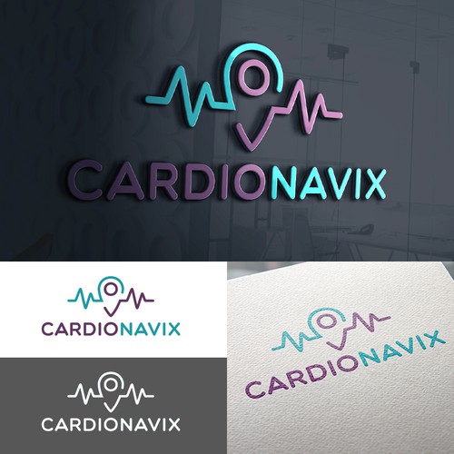 Cardiology logo with the title 'Brand Identity for Medical Company'