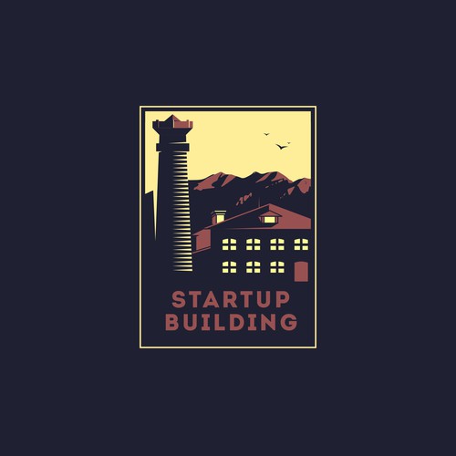 Startup logo with the title 'Logo for Startup Building'