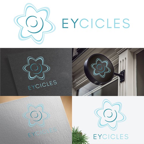 Easy logo with the title 'Soft logo design for eye-based business'